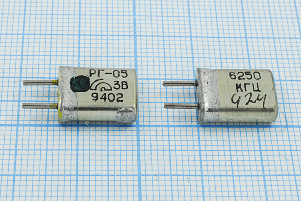 6250 \HC25U\\\\РГ05МА\1Г --- Кварцевые резонаторы (пьезокерамические, диэлектрические, ПАВ (SAW), резонаторы из других пьезоматериалов)