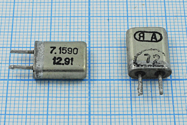 7159,09 \HC25U\\\\РК169МА\1Г бу (7.1590) --- Кварцевые резонаторы (пьезокерамические, диэлектрические, ПАВ (SAW), резонаторы из других пьезоматериалов)
