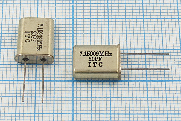 7159,09 \HC49U\20\\\\1Г (ITC) --- Кварцевые резонаторы (пьезокерамические, диэлектрические, ПАВ (SAW), резонаторы из других пьезоматериалов)
