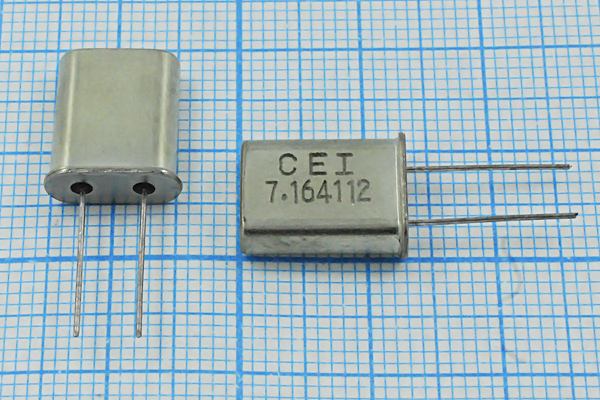 7164,112 \HC49U\20\\\\1Г (CEI) --- Кварцевые резонаторы (пьезокерамические, диэлектрические, ПАВ (SAW), резонаторы из других пьезоматериалов)