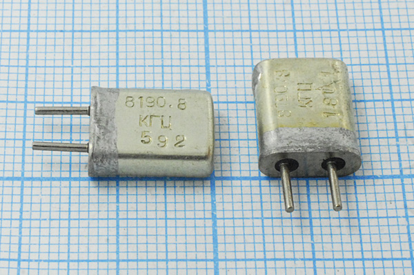 8190,8 \HC25U\\\\МА\1Г (8190.8КГЦ) --- Кварцевые резонаторы (пьезокерамические, диэлектрические, ПАВ (SAW), резонаторы из других пьезоматериалов)