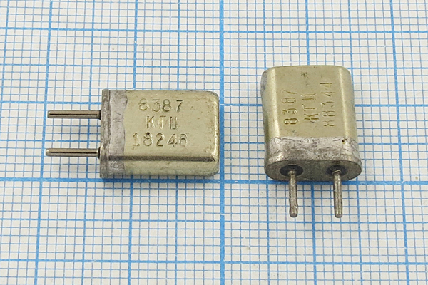 8387 \HC25U\\\\МА\1Г (8387КГЦ) --- Кварцевые резонаторы (пьезокерамические, диэлектрические, ПАВ (SAW), резонаторы из других пьезоматериалов)