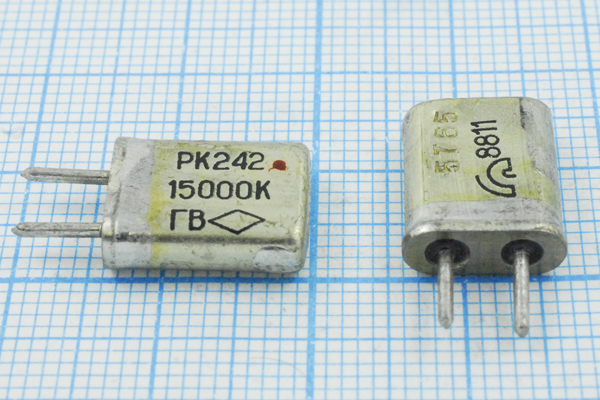 15000 \HC25U\\\\РК242МА\1Г --- Кварцевые резонаторы (пьезокерамические, диэлектрические, ПАВ (SAW), резонаторы из других пьезоматериалов)