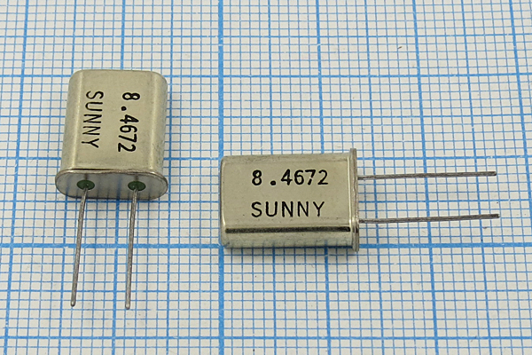 8467,2 \HC49U\S\\\SA[SUNNY]\1Г (SUNNY) --- Кварцевые резонаторы (пьезокерамические, диэлектрические, ПАВ (SAW), резонаторы из других пьезоматериалов)