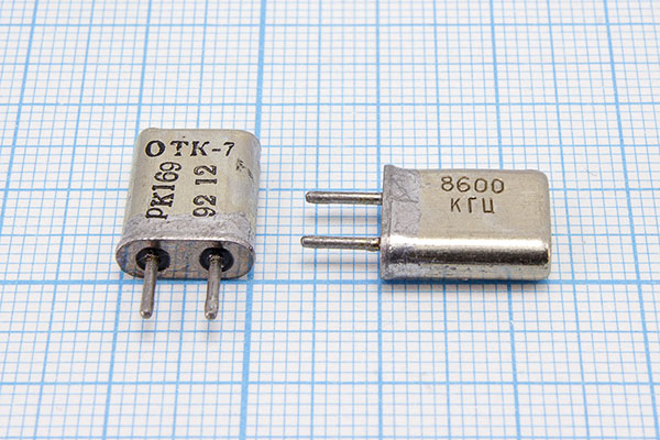 8600,5 \HC25U\\\\РК169МА\1Г --- Кварцевые резонаторы (пьезокерамические, диэлектрические, ПАВ (SAW), резонаторы из других пьезоматериалов)