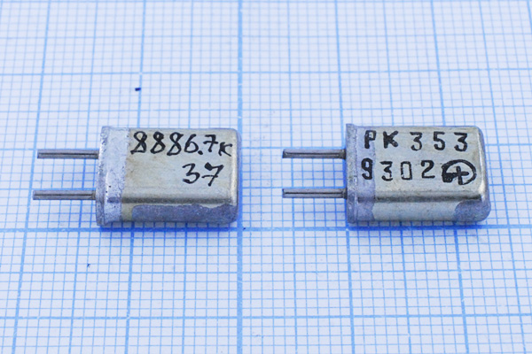 8886,7 \HC25U\\\\РК353МА\1Г --- Кварцевые резонаторы (пьезокерамические, диэлектрические, ПАВ (SAW), резонаторы из других пьезоматериалов)