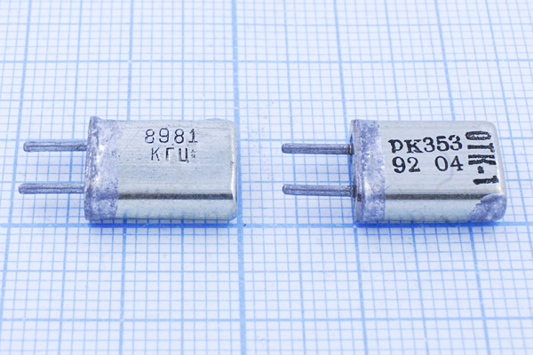 8981,7 \HC25U\\\\РК353МА\1Г --- Кварцевые резонаторы (пьезокерамические, диэлектрические, ПАВ (SAW), резонаторы из других пьезоматериалов)