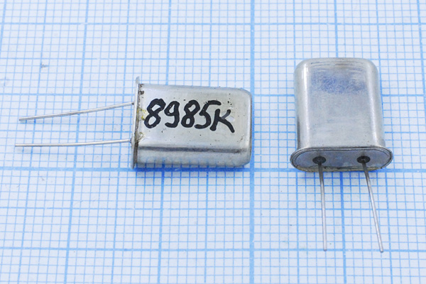 8985 \HC49U\S\\\МД\1Г --- Кварцевые резонаторы (пьезокерамические, диэлектрические, ПАВ (SAW), резонаторы из других пьезоматериалов)