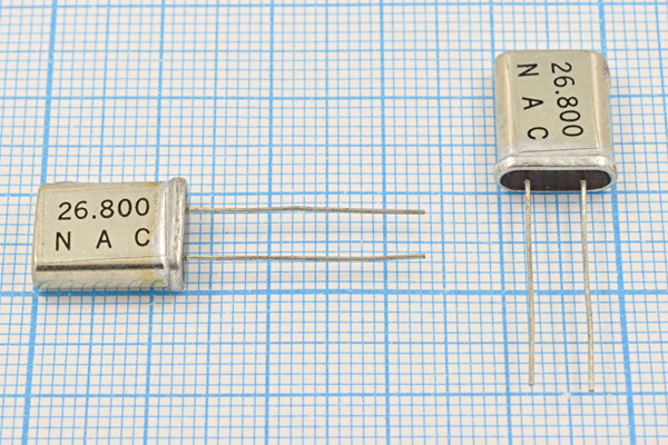 26800 \HC18U\20\ 40\\\3Г (26.800 NAC) --- Кварцевые резонаторы (пьезокерамические, диэлектрические, ПАВ (SAW), резонаторы из других пьезоматериалов)