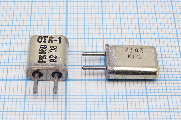 9143 \HC25U\\\\РК169МА\1Г --- Кварцевые резонаторы (пьезокерамические, диэлектрические, ПАВ (SAW), резонаторы из других пьезоматериалов)