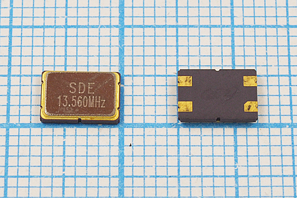 13560 \SMD07050C4\16\ 30\ 50/-40~85C\SMD0705(4P)\1 --- Кварцевые резонаторы (пьезокерамические, диэлектрические, ПАВ (SAW), резонаторы из других пьезоматериалов)