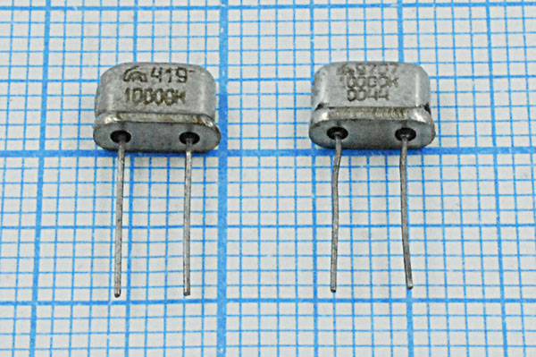 10000 \UM4\S\\\РК419МР\1Г (419 10000К) --- Кварцевые резонаторы (пьезокерамические, диэлектрические, ПАВ (SAW), резонаторы из других пьезоматериалов)