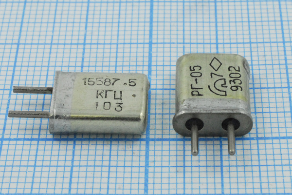 15587,5 \HC25U\\\\РГ05МА\1Г --- Кварцевые резонаторы (пьезокерамические, диэлектрические, ПАВ (SAW), резонаторы из других пьезоматериалов)