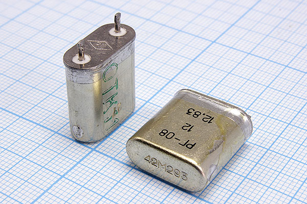 10450 \БВ\\\\РГ08БВ\1Г (42М293 РГ08) --- Кварцевые резонаторы (пьезокерамические, диэлектрические, ПАВ (SAW), резонаторы из других пьезоматериалов)