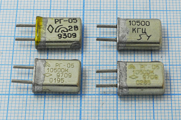 10500 \HC25U\\\\РГ05МА\1Г --- Кварцевые резонаторы (пьезокерамические, диэлектрические, ПАВ (SAW), резонаторы из других пьезоматериалов)