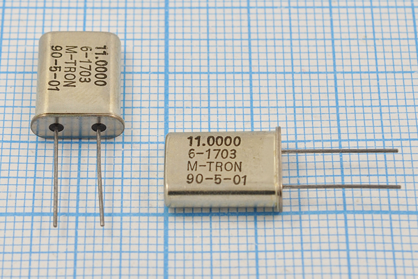 11000 \HC49U\S\\\MP-1\1Г (M-TRON) --- Кварцевые резонаторы (пьезокерамические, диэлектрические, ПАВ (SAW), резонаторы из других пьезоматериалов)