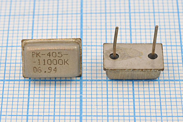 11000 \11,6x7,7x2,5\\\\РК405\1Г --- Кварцевые резонаторы (пьезокерамические, диэлектрические, ПАВ (SAW), резонаторы из других пьезоматериалов)