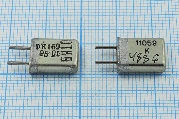 11059 \HC25U\\\\РК169МА\1Г (11059к) --- Кварцевые резонаторы (пьезокерамические, диэлектрические, ПАВ (SAW), резонаторы из других пьезоматериалов)