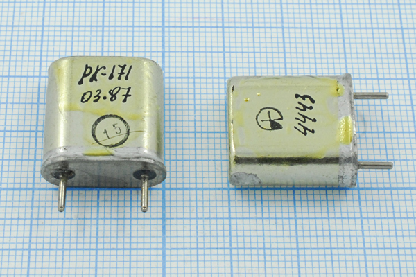 11750 \HC6U\\\\РК171БА\1Г --- Кварцевые резонаторы (пьезокерамические, диэлектрические, ПАВ (SAW), резонаторы из других пьезоматериалов)