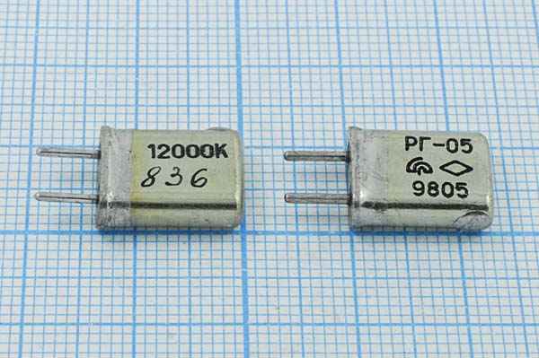 12000 \HC25U\\\\РГ05МА\1Г --- Кварцевые резонаторы (пьезокерамические, диэлектрические, ПАВ (SAW), резонаторы из других пьезоматериалов)