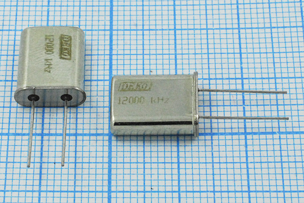 12000 \HC49U\S\  5\ 40/-40~70C\РК374МД-4ВТ\1Г (DEK --- Кварцевые резонаторы (пьезокерамические, диэлектрические, ПАВ (SAW), резонаторы из других пьезоматериалов)