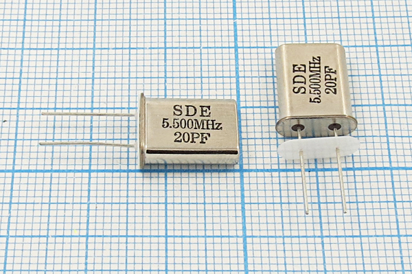 5500 \HC49U\20\ 30\ 20/-20~70C\49U[SDE]\1Г +IS --- Кварцевые резонаторы (пьезокерамические, диэлектрические, ПАВ (SAW), резонаторы из других пьезоматериалов)