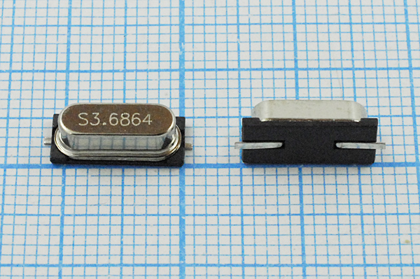 3686,4 \SMD49S4\20\ 20\ 30/-20~70C\\1Г (S3,6864) --- Кварцевые резонаторы (пьезокерамические, диэлектрические, ПАВ (SAW), резонаторы из других пьезоматериалов)