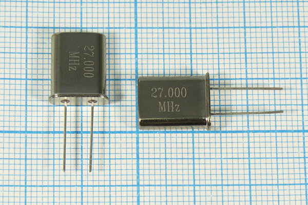 27000 \HC49U\12\ 40\\HC49U\3Г (27.000MHz) --- Кварцевые резонаторы (пьезокерамические, диэлектрические, ПАВ (SAW), резонаторы из других пьезоматериалов)