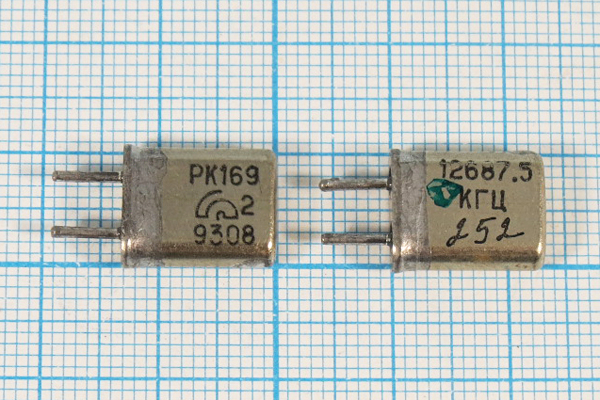 12687,5 \HC25U\\\\РК169МА\1Г --- Кварцевые резонаторы (пьезокерамические, диэлектрические, ПАВ (SAW), резонаторы из других пьезоматериалов)