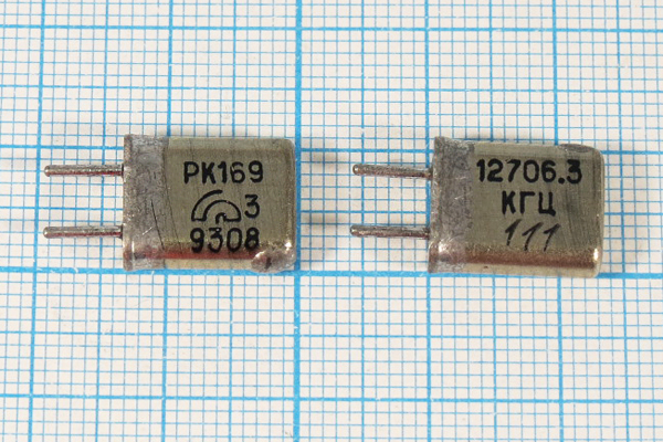 12706,3 \HC25U\\\\РК169МА\1Г --- Кварцевые резонаторы (пьезокерамические, диэлектрические, ПАВ (SAW), резонаторы из других пьезоматериалов)