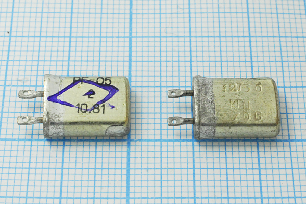 12750 \МВ\\\\РГ05МВ\1Г --- Кварцевые резонаторы (пьезокерамические, диэлектрические, ПАВ (SAW), резонаторы из других пьезоматериалов)
