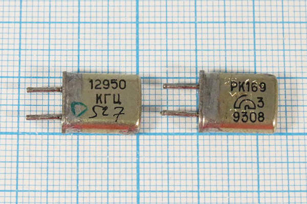 12950 \HC25U\\\\РК169МА\1Г --- Кварцевые резонаторы (пьезокерамические, диэлектрические, ПАВ (SAW), резонаторы из других пьезоматериалов)