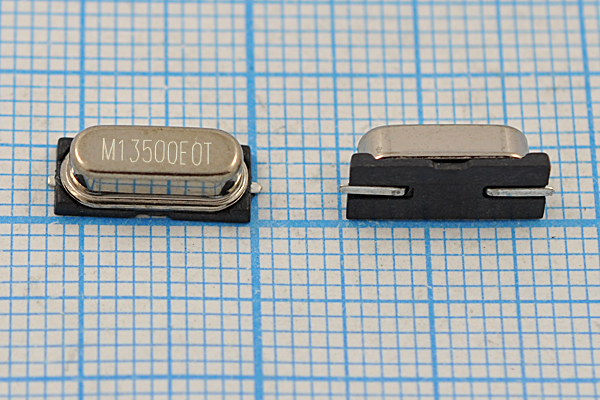 13500 \SMD49S4\12\\\SMD49S\1Г (M13500EOT) --- Кварцевые резонаторы (пьезокерамические, диэлектрические, ПАВ (SAW), резонаторы из других пьезоматериалов)