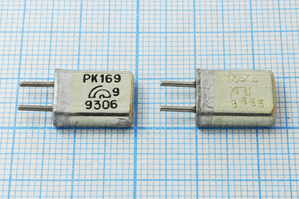 13575 \HC25U\\\\РК169МА\1Г --- Кварцевые резонаторы (пьезокерамические, диэлектрические, ПАВ (SAW), резонаторы из других пьезоматериалов)