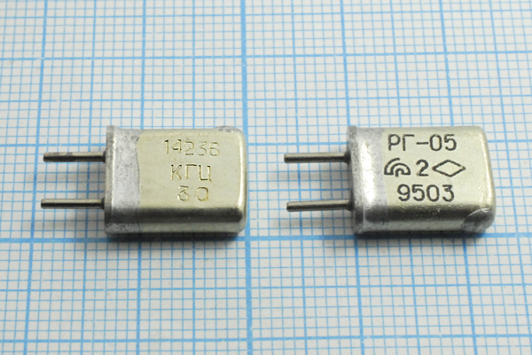14236 \HC25U\\\\РГ05МА\1Г --- Кварцевые резонаторы (пьезокерамические, диэлектрические, ПАВ (SAW), резонаторы из других пьезоматериалов)
