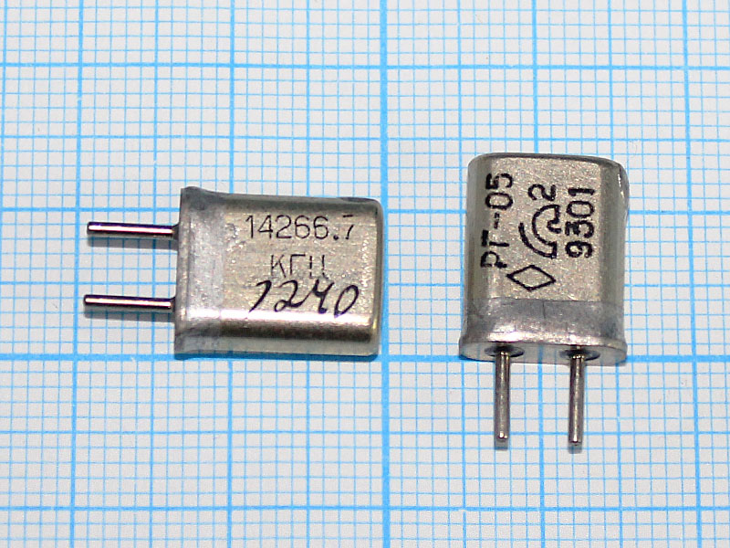 14266,7 \HC25U\\\\РГ05МА\1Г --- Кварцевые резонаторы (пьезокерамические, диэлектрические, ПАВ (SAW), резонаторы из других пьезоматериалов)