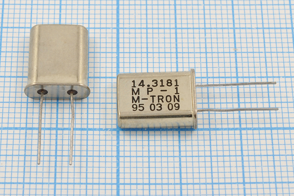 14318,18 \HC49U\18\\\MP-1\1Г (14.3181 M-TRON) --- Кварцевые резонаторы (пьезокерамические, диэлектрические, ПАВ (SAW), резонаторы из других пьезоматериалов)