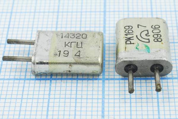 14320 \HC25U\\\\РК169МА\1Г --- Кварцевые резонаторы (пьезокерамические, диэлектрические, ПАВ (SAW), резонаторы из других пьезоматериалов)