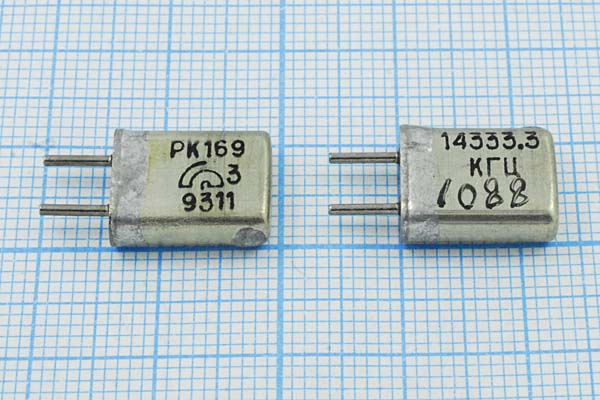 14333,3 \HC25U\\\\РК169МА\1Г --- Кварцевые резонаторы (пьезокерамические, диэлектрические, ПАВ (SAW), резонаторы из других пьезоматериалов)