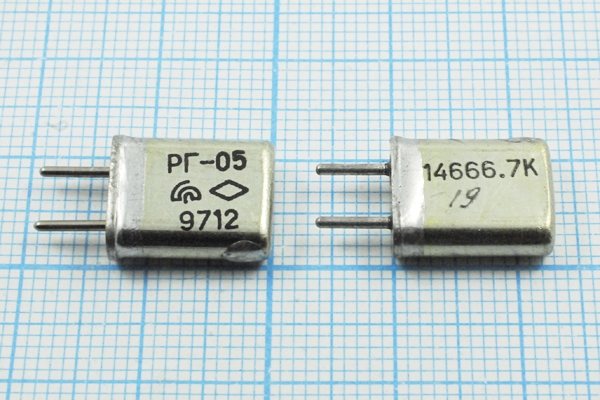 14666,7 \HC25U\\\\РГ05МА\1Г --- Кварцевые резонаторы (пьезокерамические, диэлектрические, ПАВ (SAW), резонаторы из других пьезоматериалов)