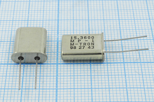15360 \HC49U\18\\\MP-1\1Г (M-TRON) --- Кварцевые резонаторы (пьезокерамические, диэлектрические, ПАВ (SAW), резонаторы из других пьезоматериалов)