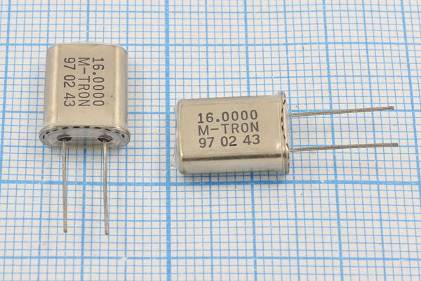 16000 \HC49U\22\\\MP-1\1Г +SL (M-TRON) --- Кварцевые резонаторы (пьезокерамические, диэлектрические, ПАВ (SAW), резонаторы из других пьезоматериалов)