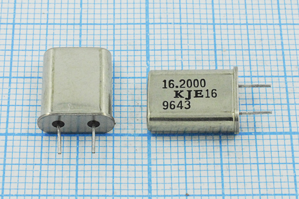 16200 \HC49U\16\\\\1Г 5мм (16.2000 KJE16) --- Кварцевые резонаторы (пьезокерамические, диэлектрические, ПАВ (SAW), резонаторы из других пьезоматериалов)