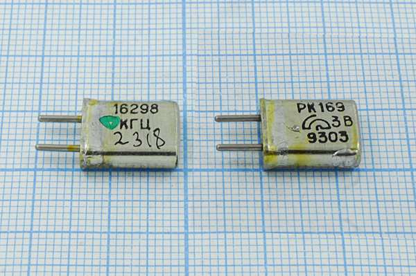 16298 \HC25U\\\\РК169МА\1Г --- Кварцевые резонаторы (пьезокерамические, диэлектрические, ПАВ (SAW), резонаторы из других пьезоматериалов)