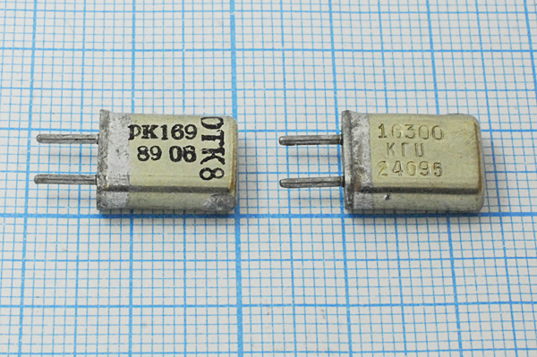 16300 \HC25U\\\\РК169МА\1Г --- Кварцевые резонаторы (пьезокерамические, диэлектрические, ПАВ (SAW), резонаторы из других пьезоматериалов)