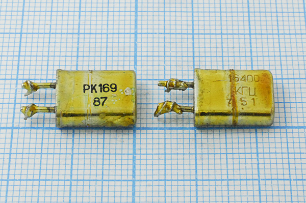 16400 \HC25U\\\\РК169МА\1Г бу --- Кварцевые резонаторы (пьезокерамические, диэлектрические, ПАВ (SAW), резонаторы из других пьезоматериалов)