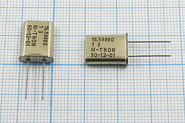 16588,8 \HC49U\13\\\MP-1\1Г (16.5880 13 M-TRON) --- Кварцевые резонаторы (пьезокерамические, диэлектрические, ПАВ (SAW), резонаторы из других пьезоматериалов)