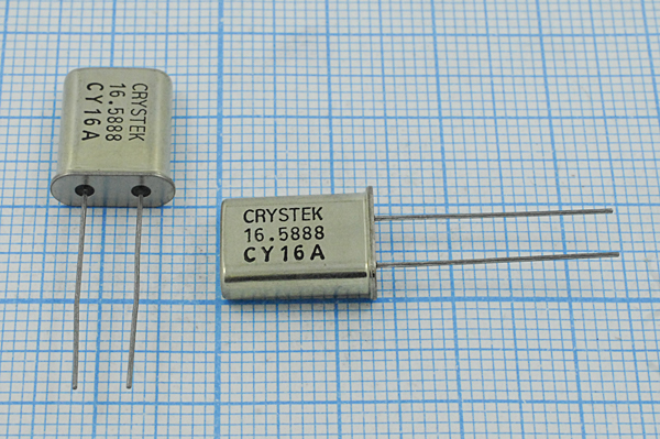 16588,8 \HC49U\S\\\\1Г (CRYSTEK 16.5888) --- Кварцевые резонаторы (пьезокерамические, диэлектрические, ПАВ (SAW), резонаторы из других пьезоматериалов)