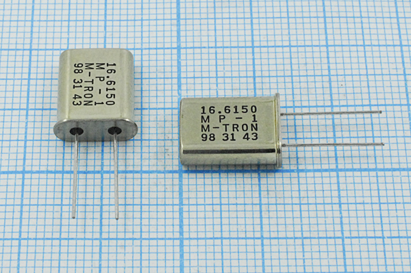 16615 \HC49U\18\\\MP-1\1Г --- Кварцевые резонаторы (пьезокерамические, диэлектрические, ПАВ (SAW), резонаторы из других пьезоматериалов)