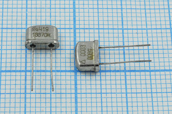 16670 \UM4\S\\\РК419МР\1Г --- Кварцевые резонаторы (пьезокерамические, диэлектрические, ПАВ (SAW), резонаторы из других пьезоматериалов)